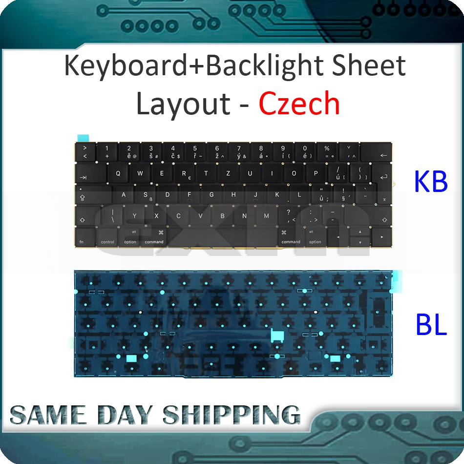 New for MacBook Pro 13.3" Retina A1706 Czech Keyboard w/ Backlight Backlit Late 2016 Mid 2017 MLH12 MPXV2 EMC3071 EMC3163
New for MacBook Pro 13.3" Retina A1706 Czech Keyboard w/ Backlight Backlit Late 2016 Mid 2017 MLH12 MPXV2 EMC3071 EMC3163