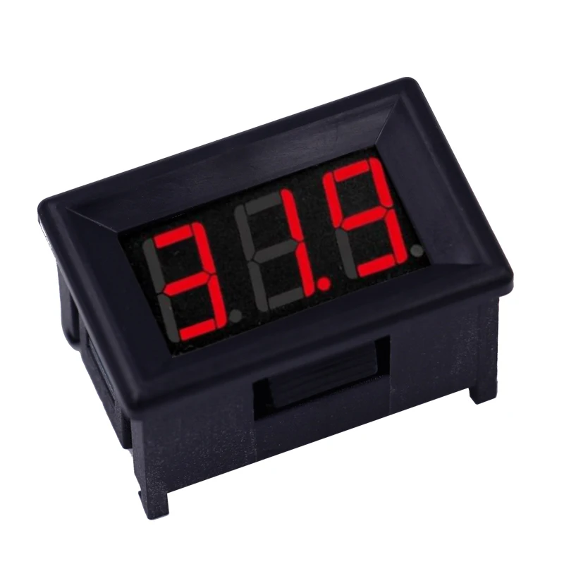 Mini Digital LED Display Voltmeter 3 bit Voltage Meter Voltage tester Detector for car motorcycle DC2.4-30V 30%off
Mini Digital LED Display Voltmeter 3 bit Voltage Meter Voltage tester Detector for car motorcycle DC2.4-30V 30%off