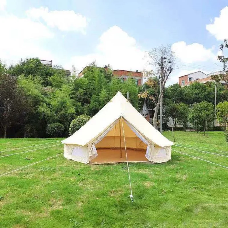 Grntamn Luxury Outdoor Waterproof Family Camping and Winter Glamping Cotton Canvas Yurt Bell Tent with Mosquito Window and Door
Grntamn Luxury Outdoor Waterproof Family Camping and Winter Glamping Cotton Canvas Yurt Bell Tent with Mosquito Window and Door