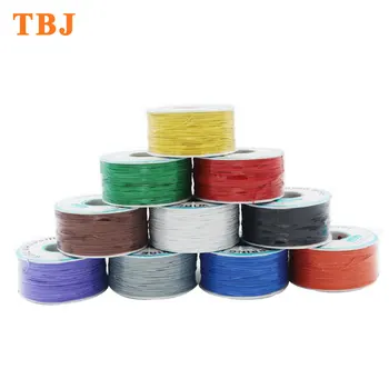 250 Meters 30AWG Tinned Copper Electrical Wrapping Wire Cable Line Airline SINGLE CORE FLEXIBLE PCB Wire cable 10 Colors
250 Meters 30AWG Tinned Copper Electrical Wrapping Wire Cable Line Airline SINGLE CORE FLEXIBLE PCB Wire cable 10 Colors