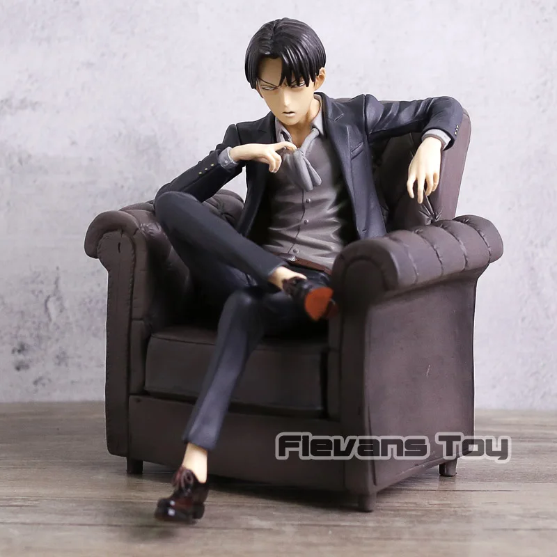 Attack on Titan Rivaille Ackerman Captain Levi Black Suit PVC Figure Doll Model Colelction Toy
Attack on Titan Rivaille Ackerman Captain Levi Black Suit PVC Figure Doll Model Colelction Toy