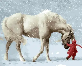 Frameless painting by numbers paint by numbers for home decor PBN for living room 4050 horse in snow
Frameless painting by numbers paint by numbers for home decor PBN for living room 4050 horse in snow