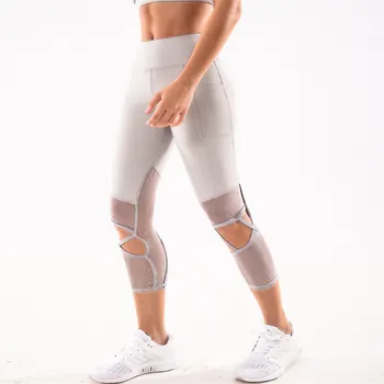 Mesh Sport Leggings For Women Gym Cross Hollow Out Leggins Sport Fitness Workout Capri High Waist Yoga Pants With Side Pockets
Mesh Sport Leggings For Women Gym Cross Hollow Out Leggins Sport Fitness Workout Capri High Waist Yoga Pants With Side Pockets