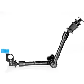 Neewer 30cm/11.8inch Aluminum Alloy Aritcultating Magic Arm with 15mm Rod Clamp for Mounting LED light/Monitor/Flash to DSLR
Neewer 30cm/11.8inch Aluminum Alloy Aritcultating Magic Arm with 15mm Rod Clamp for Mounting LED light/Monitor/Flash to DSLR