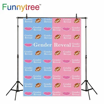 Funnytree backgrounds for photography studio gender reveal party football skirt pink blue repeat backdrop photobooth photocall
Funnytree backgrounds for photography studio gender reveal party football skirt pink blue repeat backdrop photobooth photocall