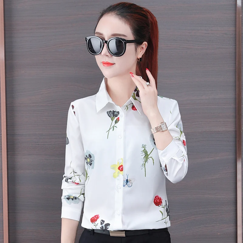 Summer Floral Blouse Shirt Women Long Sleeve Tops Cotton Shirts White Navy Blouses Small Flower Blusas Femininas Shirts lady
Summer Floral Blouse Shirt Women Long Sleeve Tops Cotton Shirts White Navy Blouses Small Flower Blusas Femininas Shirts lady