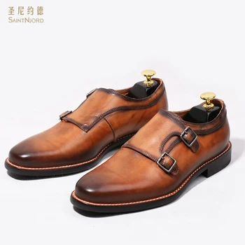 2017 European style men's Italian buckled derby shoes men's business casual leather shoes formal dress wedding monk shoes men
2017 European style men's Italian buckled derby shoes men's business casual leather shoes formal dress wedding monk shoes men