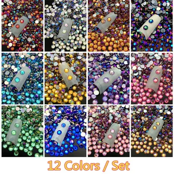 12pack/set 5MM DIY 3D Nail Art Acrylic Round Glitter Rhinestones Plate UV Gel Polish Tips Gem Sticker Manicure Decal Decoration
12pack/set 5MM DIY 3D Nail Art Acrylic Round Glitter Rhinestones Plate UV Gel Polish Tips Gem Sticker Manicure Decal Decoration
