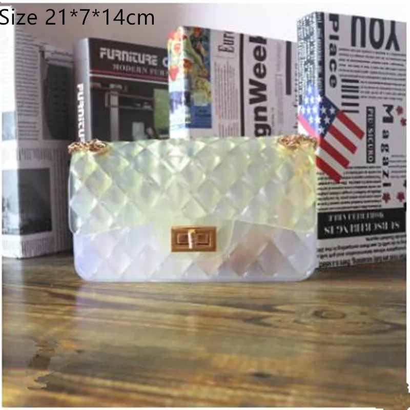 Clear Transparent Pvc Lingge Chain Jelly Bag Lady Handbag Candy Color Gradient Crossbody Bag For Women Mini Shoulder Bag Clutch
Clear Transparent Pvc Lingge Chain Jelly Bag Lady Handbag Candy Color Gradient Crossbody Bag For Women Mini Shoulder Bag Clutch