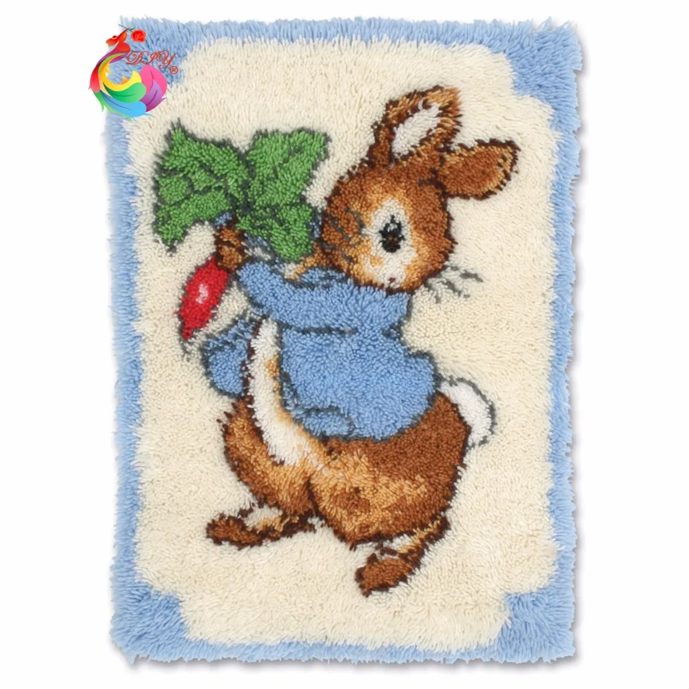 Carpets cross stitch kits stitch threads floor latch hook kits yarn for knitting carpet mats Latch hook rug kits Cartoon rabbit
Carpets cross stitch kits stitch threads floor latch hook kits yarn for knitting carpet mats Latch hook rug kits Cartoon rabbit