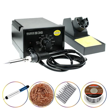 Quick Soldering Platform 936E Handle Soldering Iron Head with Constant Temperature Adjustable 60W Soldering Iron Temperature
Quick Soldering Platform 936E Handle Soldering Iron Head with Constant Temperature Adjustable 60W Soldering Iron Temperature