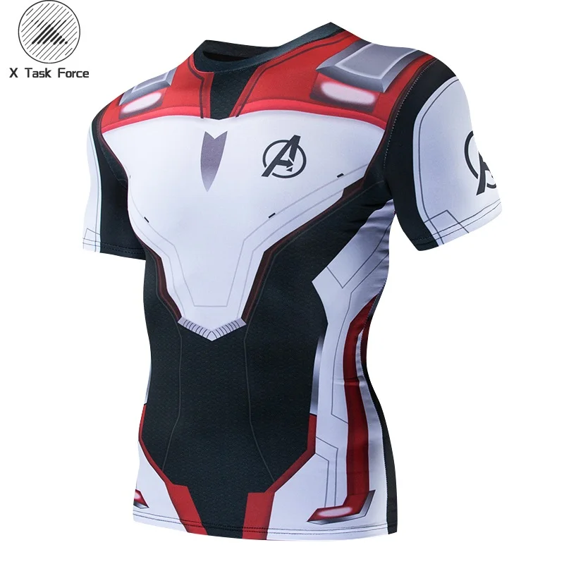 Avengers 4 Endgame Quantum War 3D Printed T shirts Men Compression Shirt Iron man Cosplay Costume Short sleeve Tops For Male 4XL
Avengers 4 Endgame Quantum War 3D Printed T shirts Men Compression Shirt Iron man Cosplay Costume Short sleeve Tops For Male 4XL