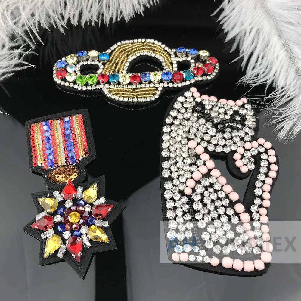 Maxsin Cat planet medal sequins rhinestones bead patches applique sew on beading applique clothes sweater bags patch DIY
Maxsin Cat planet medal sequins rhinestones bead patches applique sew on beading applique clothes sweater bags patch DIY