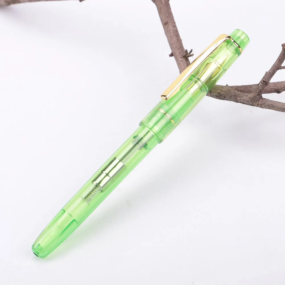 0.5mm Tip Plastic Lightweight School Transparent Smooth Writing Stationery Fountain Pen Portable Fashion Calligraph Practice
0.5mm Tip Plastic Lightweight School Transparent Smooth Writing Stationery Fountain Pen Portable Fashion Calligraph Practice