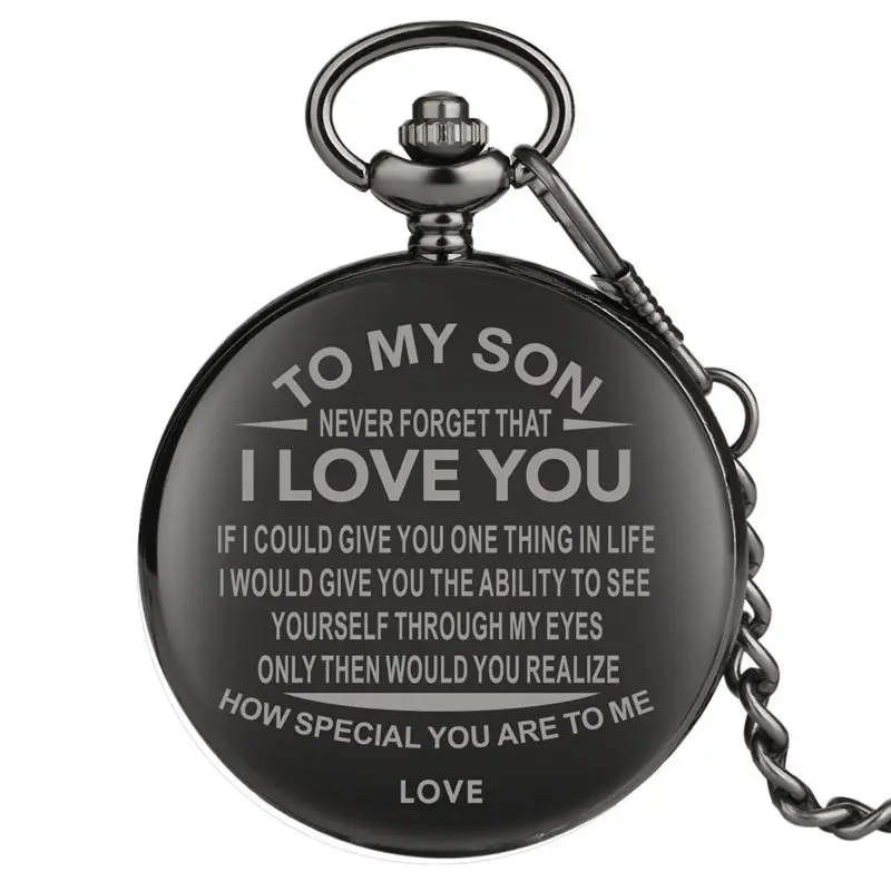 2019 Quartz Pocket Watch Black Watch Necklace Carving Letter Roman Dial Gift for Husband Son Steampunk Style reloj bolsillo
2019 Quartz Pocket Watch Black Watch Necklace Carving Letter Roman Dial Gift for Husband Son Steampunk Style reloj bolsillo