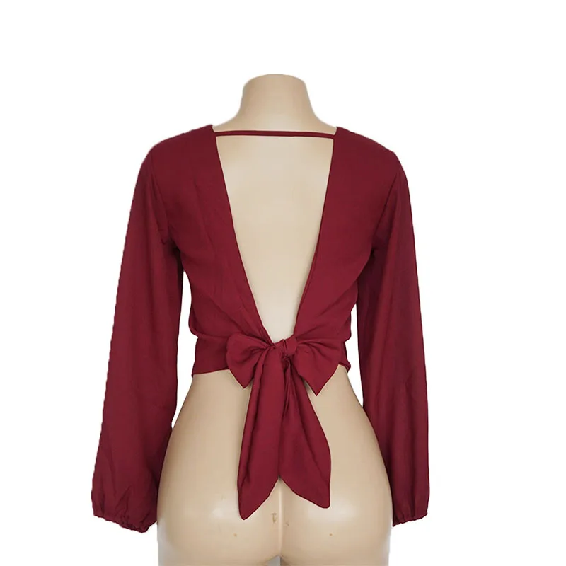 Sexy-Backless-V-Neck-Women-Chiffon-Blouse-Shirt-Tops-Long-Sleeve-Casual-Solid-Color-Lace-up-Bow-Casual-Pullover-Clothing-TP0038 (32)