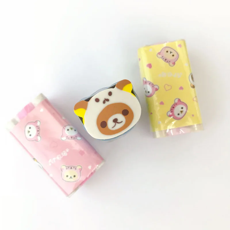 1X Kawaii Bear Cutable Eraser Mini School Supply Student Stationery Writing Drawing Correction Rubber Kids Gift
1X Kawaii Bear Cutable Eraser Mini School Supply Student Stationery Writing Drawing Correction Rubber Kids Gift