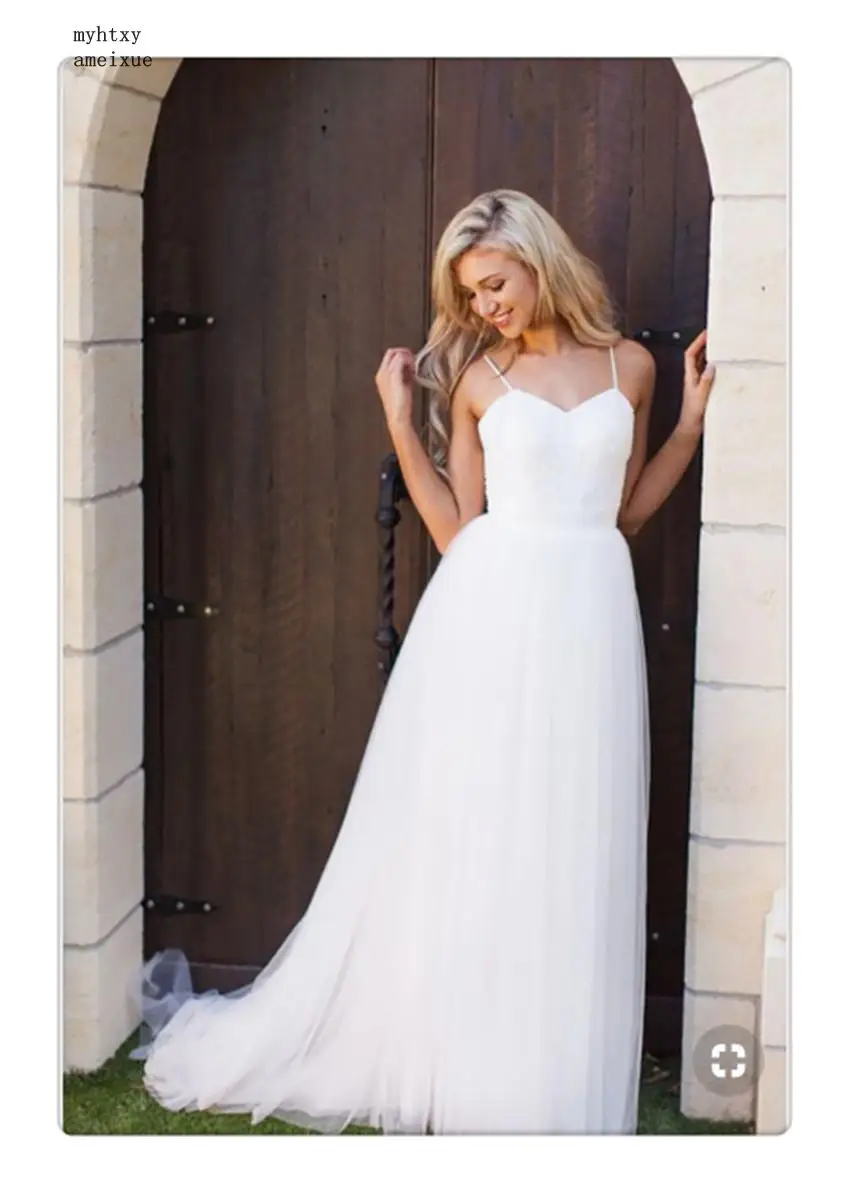 Sexy Spaghetti Straps White Beach Cheap Wedding Dress 2019 Puffy Tulle Bridal Dress Robe Mariage Sweetheart Vestido De Noiva
Sexy Spaghetti Straps White Beach Cheap Wedding Dress 2019 Puffy Tulle Bridal Dress Robe Mariage Sweetheart Vestido De Noiva