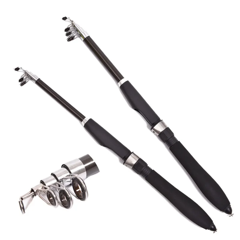 Glass Fiber Retractable Fishing Rod Reinforced Elastic Ocean Telescopic Fish Kit