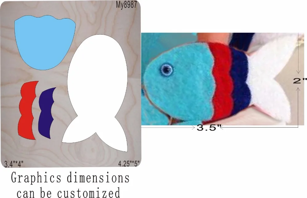 Fish Wooden die New Compatible MY The details are size mold, graphic size,
Fish Wooden die New Compatible MY The details are size mold, graphic size,