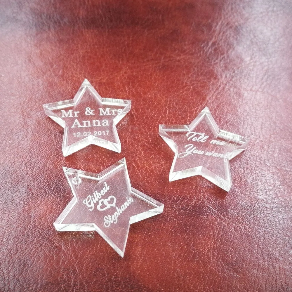 50pcs Personalized Clear Five-pointed star Custom Acrylic Clear Blank Acrylic Keychains Star Key Chains Acrylic Pendants
50pcs Personalized Clear Five-pointed star Custom Acrylic Clear Blank Acrylic Keychains Star Key Chains Acrylic Pendants