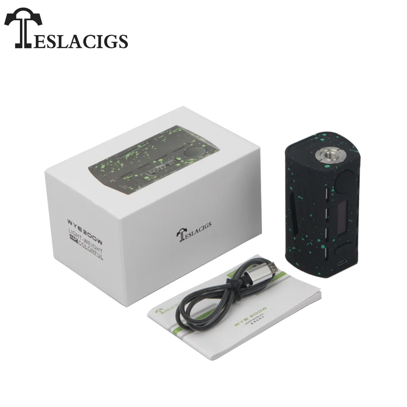 Original Teslacigs Tesla WYE Mod Box Vape 200W Support H8 Tank Fit H8-EC2 Coil Electronic Cigarettes Box Mods Vape
Original Teslacigs Tesla WYE Mod Box Vape 200W Support H8 Tank Fit H8-EC2 Coil Electronic Cigarettes Box Mods Vape