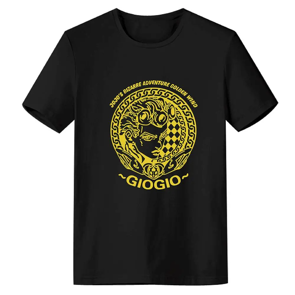 JoJo Bizarre Adventure Golden Wind Funny T-shirts Japan Anime GIOGIO Tshirt Giorno Giovanna T Shirt Hip Hop Top Tees Men Women
JoJo Bizarre Adventure Golden Wind Funny T-shirts Japan Anime GIOGIO Tshirt Giorno Giovanna T Shirt Hip Hop Top Tees Men Women