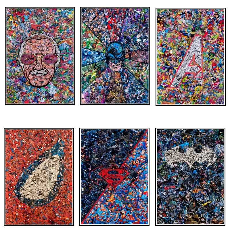 Stan Lee Marvel Godfather Comics Poster Batman DC Superheros Posters White Paper Posters Wall Art for Home Decor
Stan Lee Marvel Godfather Comics Poster Batman DC Superheros Posters White Paper Posters Wall Art for Home Decor