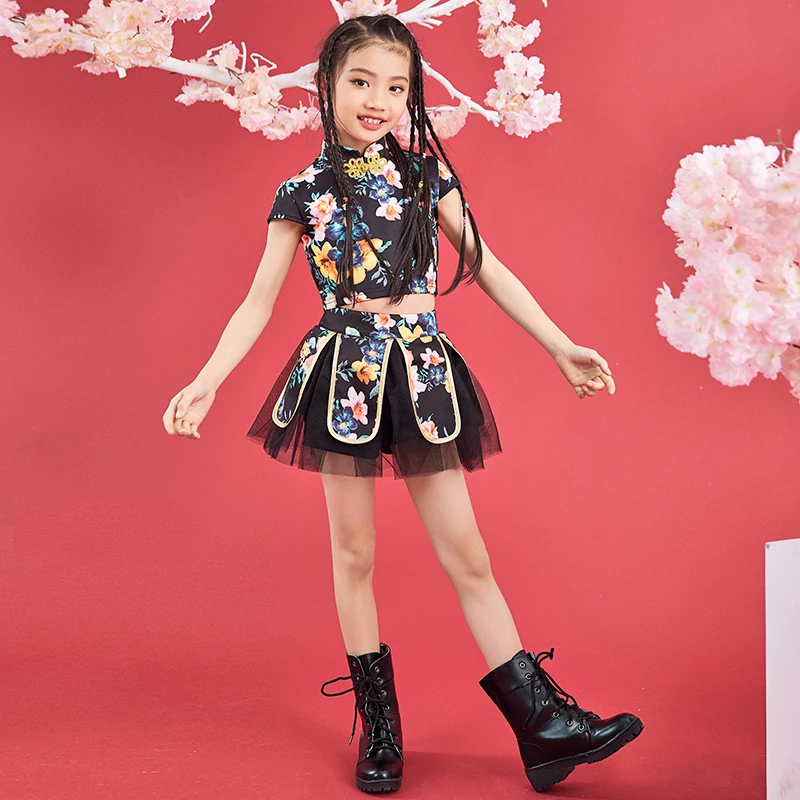 2019 New Jazz Stage Costume Kids Chinese Style Printed Cheongsam Dress Girls Hip Hop Street Dancing Dancer Party Outfit Child
2019 New Jazz Stage Costume Kids Chinese Style Printed Cheongsam Dress Girls Hip Hop Street Dancing Dancer Party Outfit Child