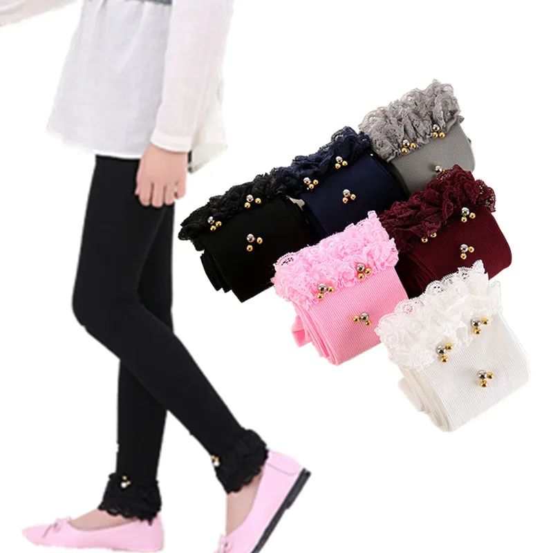 New Lace Girls Leggings For Girl Children Pants Candy Color Teenagers Kids Legins 2-10 Years Children Clothing
New Lace Girls Leggings For Girl Children Pants Candy Color Teenagers Kids Legins 2-10 Years Children Clothing