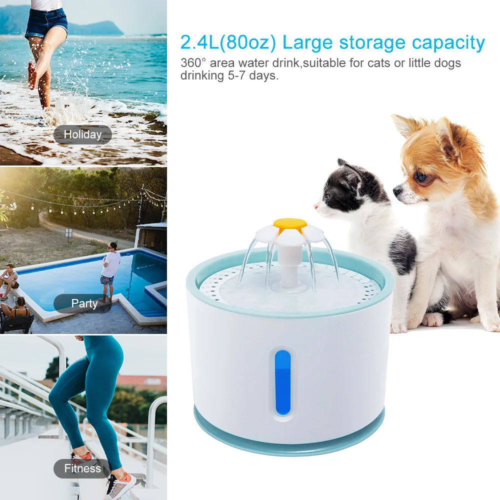 Automatic Cat Water Fountain For Pets Water Dispenser Large Spring Drinking Bowl Cat Automatic Feeder Drink Filter
Automatic Cat Water Fountain For Pets Water Dispenser Large Spring Drinking Bowl Cat Automatic Feeder Drink Filter