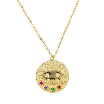 New fashion trendy jewelry copper choker gold color disco charm necklace gift for women Boho Layering Chokers Chockers girl
New fashion trendy jewelry copper choker gold color disco charm necklace gift for women Boho Layering Chokers Chockers girl