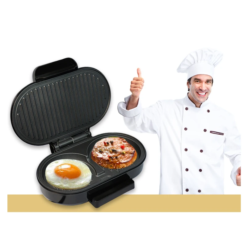 

MINI steak hamburger machine Egg Frying Pan panini sandwich maker bread oven breakfast barbecue Electric grill Meat roaster