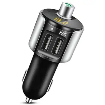 Wireless Bluetooth FM Transmitter Car MP3 Player Handsfree Bluetooth With LED Display Screen Dual USB Charging Port
Wireless Bluetooth FM Transmitter Car MP3 Player Handsfree Bluetooth With LED Display Screen Dual USB Charging Port