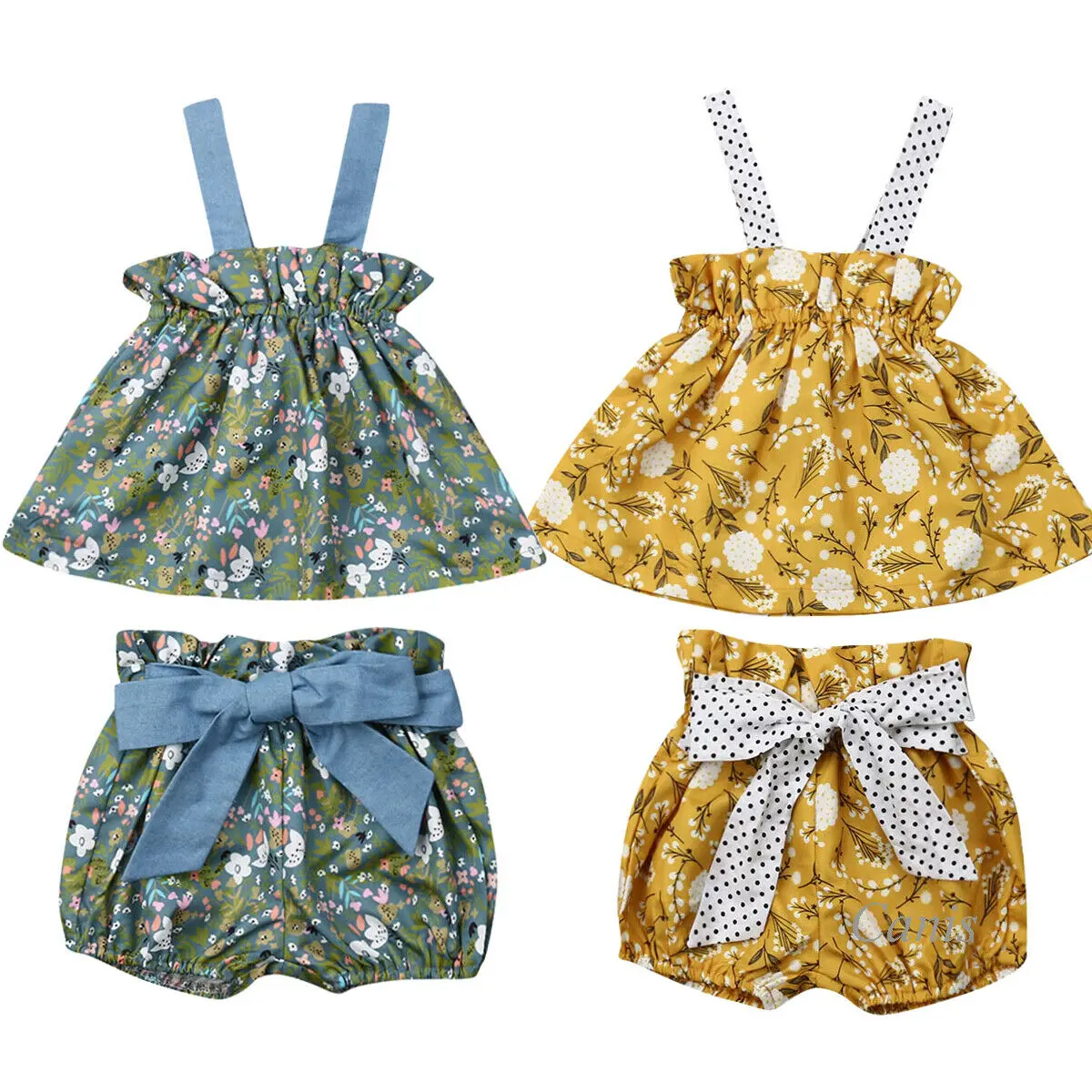Summer Newborn Baby Girl Floral Clothes Sleeveless Tank Tops Bowknot Shorts Pant Bottom 2PCS Baby Girls Clothing Set 0-18M
Summer Newborn Baby Girl Floral Clothes Sleeveless Tank Tops Bowknot Shorts Pant Bottom 2PCS Baby Girls Clothing Set 0-18M