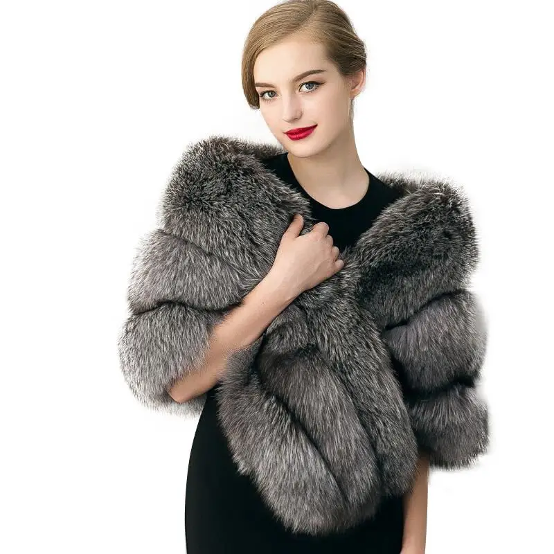 2019 Latest Fashion Autumn And Winter Bridal Wedding Dress Shawl Cape Women Fur Vest Coat Luxury Poncho Faux Mink Fur Coats
2019 Latest Fashion Autumn And Winter Bridal Wedding Dress Shawl Cape Women Fur Vest Coat Luxury Poncho Faux Mink Fur Coats