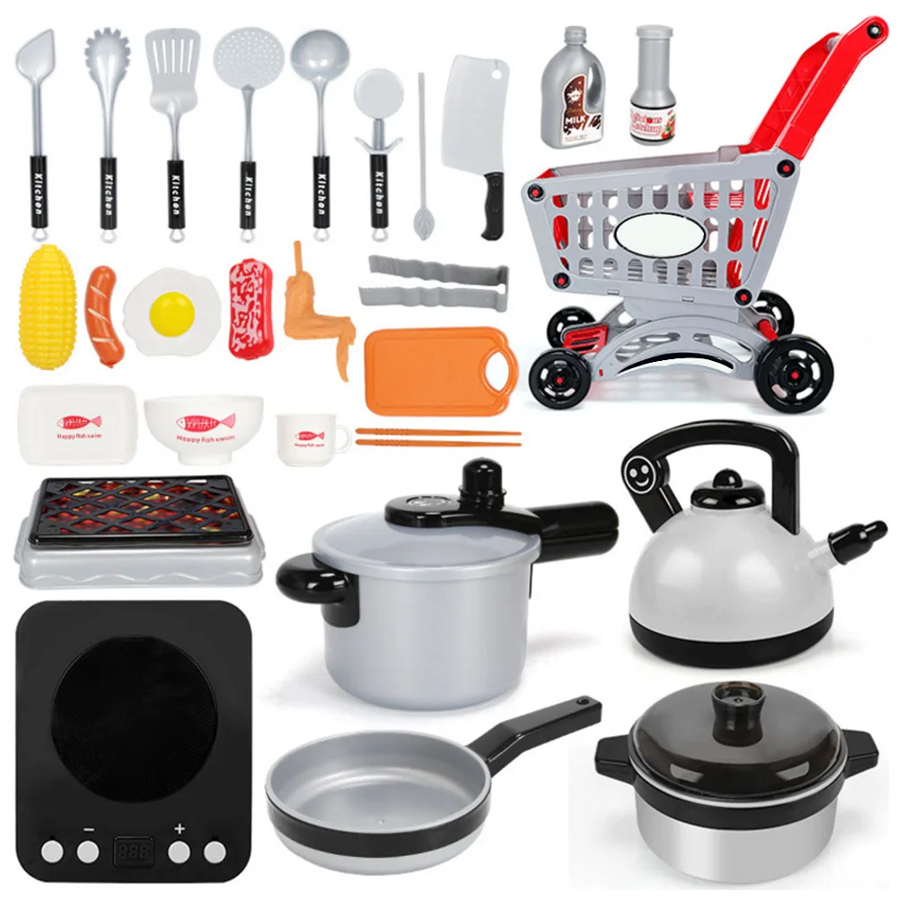 Children Mini Kitchen Cookware Pot Pan Kids Pretend Cook Play Toy Simulation Kitchen Utensils Toys Set Children gift
Children Mini Kitchen Cookware Pot Pan Kids Pretend Cook Play Toy Simulation Kitchen Utensils Toys Set Children gift