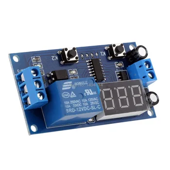 WQScosea Q8S-118 DC 12v Electricity Delay Time Relay Module Multifunction Cycle Control LED Digital Display Delay Timer Switch
WQScosea Q8S-118 DC 12v Electricity Delay Time Relay Module Multifunction Cycle Control LED Digital Display Delay Timer Switch