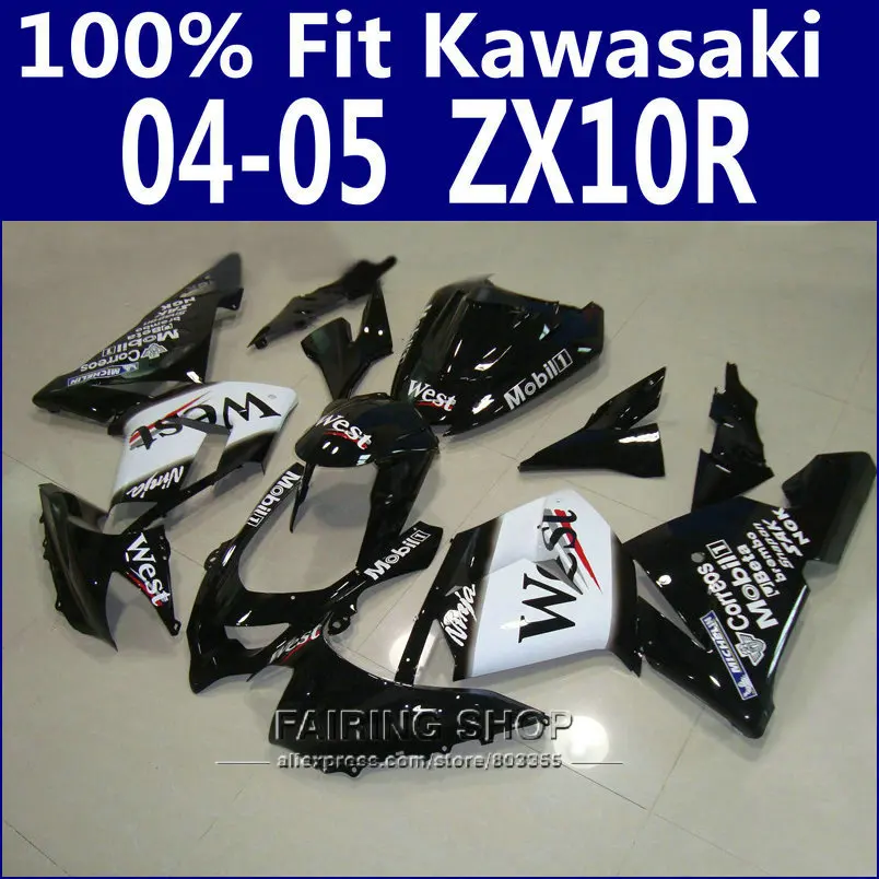 For Kawasaki Ninja Injection mold Fairings Fairing kit Zx10r 2004 2005 04 05 ( West ) EMS free x62
For Kawasaki Ninja Injection mold Fairings Fairing kit Zx10r 2004 2005 04 05 ( West ) EMS free x62