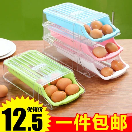 Image 6132 refrigerator drawer eggs box multi purpose storage box