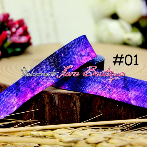 FLRA ElasticNew arrival galaxy printing 5/8" fold over elastic, printing FOE, FOE elastic hair bands
FLRA ElasticNew arrival galaxy printing 5/8" fold over elastic, printing FOE, FOE elastic hair bands