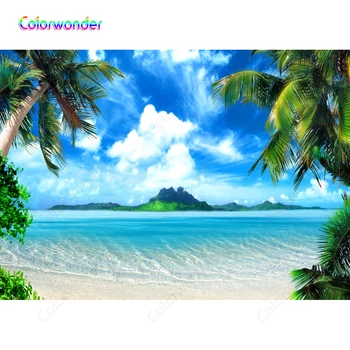 Natural Beach Scenery Photographic Background Green Palm Trees Mountains with Clear Water Backdrops for YouTube Outside Videos
Natural Beach Scenery Photographic Background Green Palm Trees Mountains with Clear Water Backdrops for YouTube Outside Videos