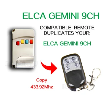 ELCA GEMINI 9CH remote control fob replacement 433.92MHZ Fixed code clone remote control
ELCA GEMINI 9CH remote control fob replacement 433.92MHZ Fixed code clone remote control