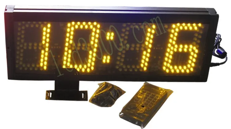 large size 5inch height character led clock 4digits show hours and minutes ,12H/24H, free shipping(HST4-5A)
large size 5inch height character led clock 4digits show hours and minutes ,12H/24H, free shipping(HST4-5A)
