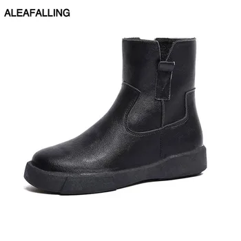 Aleafalling Women Boot Short Plush High Tube Boots Women Warm Inside Platform Winter Warm Snow Boots Lady Leather Boots AWBT178
Aleafalling Women Boot Short Plush High Tube Boots Women Warm Inside Platform Winter Warm Snow Boots Lady Leather Boots AWBT178