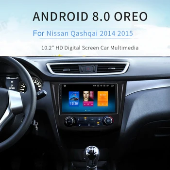 10.2" 2.5D IPS Android 8.0 Car Radio for Nissan Qashqai Multimedia 2014 2015 GPS Eight Core 4G 32G Navigation Auto stereo SWC BT
10.2" 2.5D IPS Android 8.0 Car Radio for Nissan Qashqai Multimedia 2014 2015 GPS Eight Core 4G 32G Navigation Auto stereo SWC BT