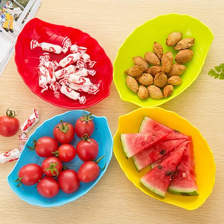 Cheap Creative Leaf Shape Plastic Dish Solid Colorful Fruit Dish Snack Candy Plate Multiple Use
Cheap Creative Leaf Shape Plastic Dish Solid Colorful Fruit Dish Snack Candy Plate Multiple Use
