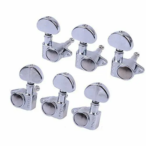 Acoustic Guitar Tuning Pegs Machine Head Tuners Guitar Parts 3L-3R Chrome Genuine Grover Guitar Machine Heads Tuners Chrome
Acoustic Guitar Tuning Pegs Machine Head Tuners Guitar Parts 3L-3R Chrome Genuine Grover Guitar Machine Heads Tuners Chrome