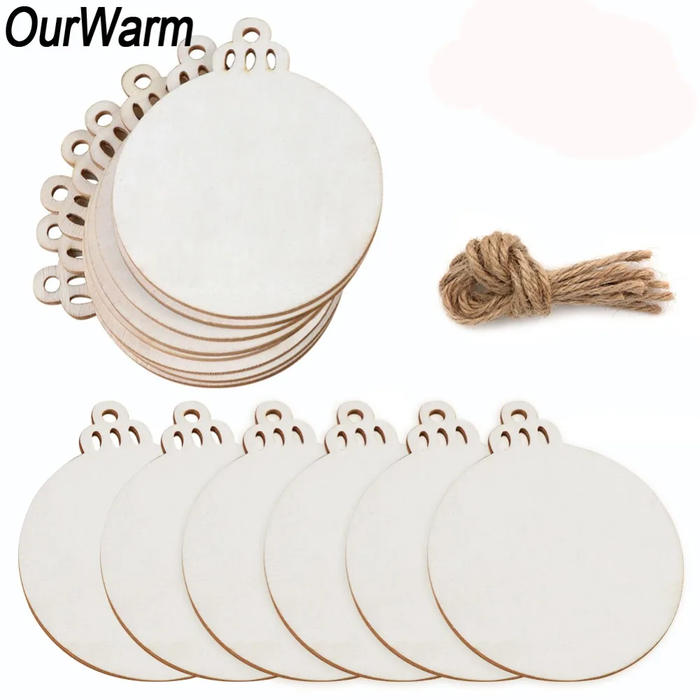 OurWarm 10pcs Hanging Wooden Round Bell DIY Christmas Ornaments Christmas Tree Decorations for Home Event Party Supplies
OurWarm 10pcs Hanging Wooden Round Bell DIY Christmas Ornaments Christmas Tree Decorations for Home Event Party Supplies