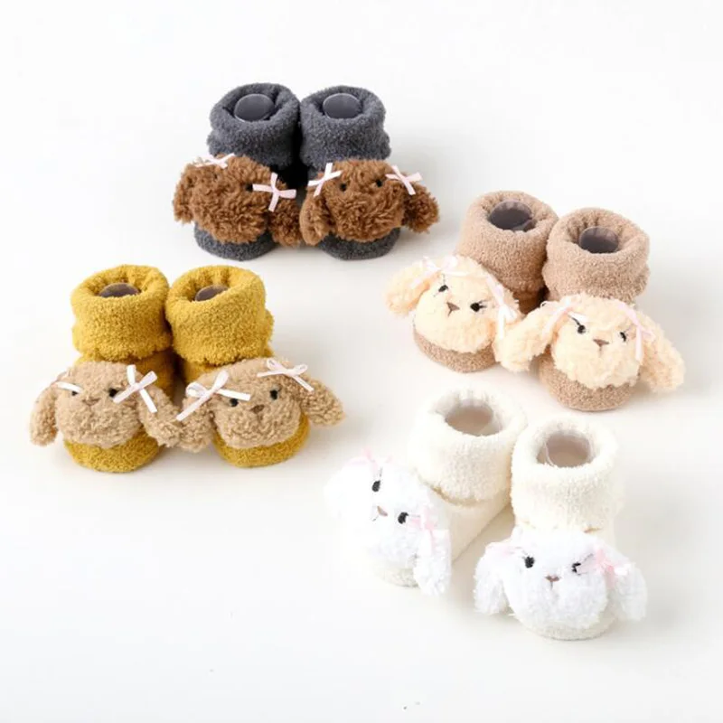 New cute autumn and winter bilateral velvet thick baby toddler socks dog doll anti-skid baby socks
New cute autumn and winter bilateral velvet thick baby toddler socks dog doll anti-skid baby socks